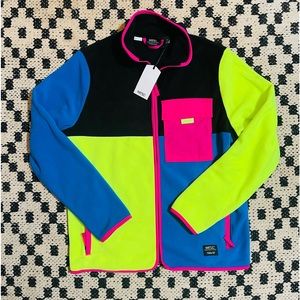 WESC Moritz Polar Fleece Colorblock Jacket